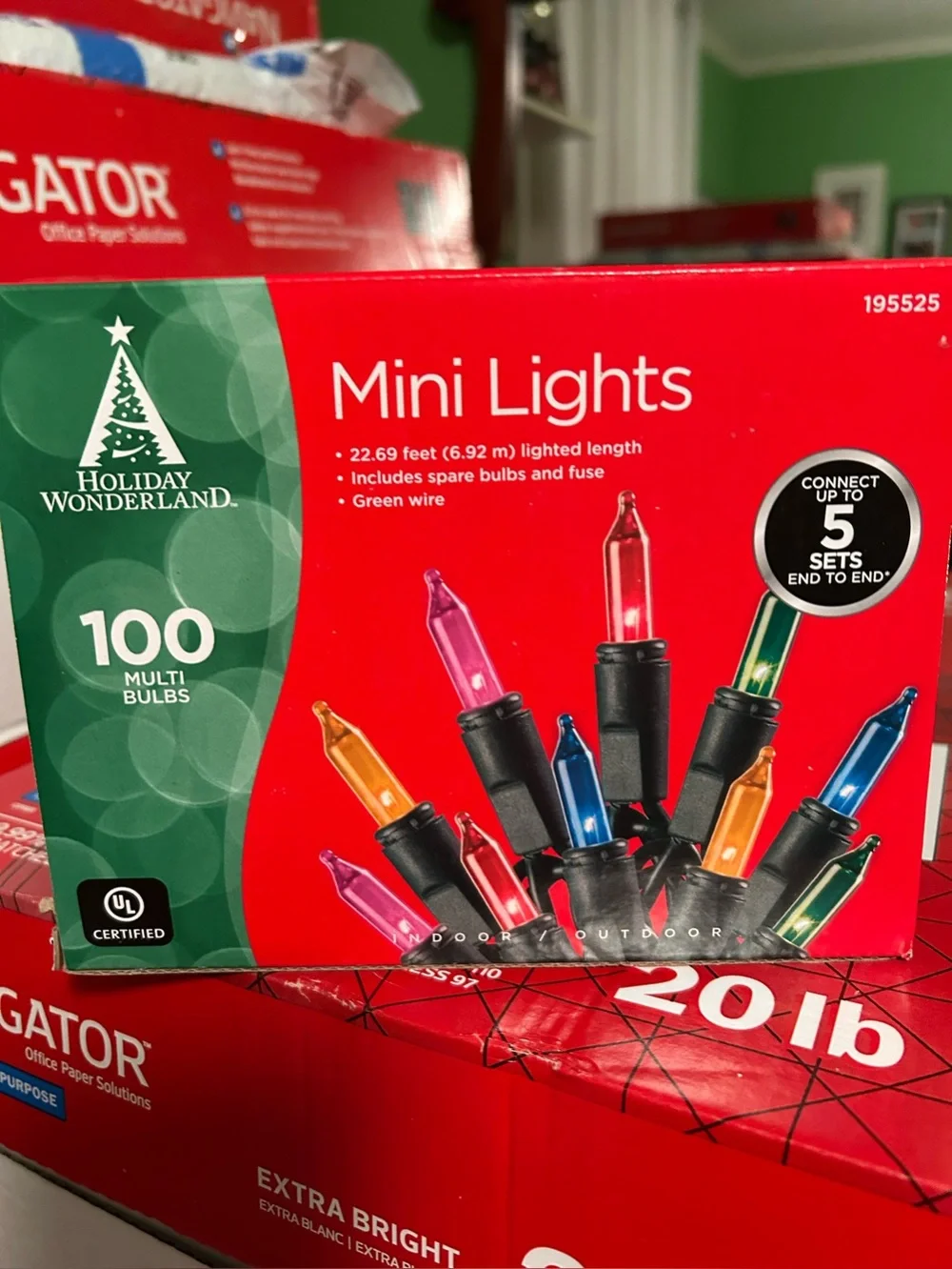 Holiday Wonderland 100-count mini lights / bundle 5 packs